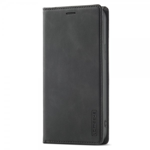 Lc.Imeeke iPhone 15 Pro Max Etui med Kortlomme Flip Sort