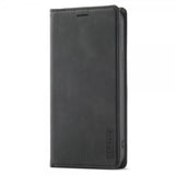 Lc.Imeeke iPhone 15 Pro Max Etui med Kortlomme Flip Sort