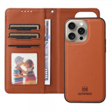 Betopnice iPhone 15 Pro Max Cover med Aftageligt Etui 005 Brun