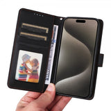Betopnice iPhone 15 Pro Max cover med aftageligt etui 005 Sort