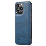 Dg.Ming iPhone 15 Pro Max Etui med Aftageligt Cover Blå