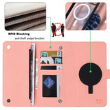 VILI iPhone 15 Pro Max Etui med Aftageligt Cover GHB Series MagSafe Rosa