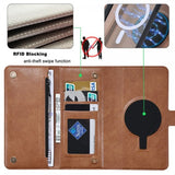 VILI iPhone 15 Pro Max Etui med Aftageligt Cover GV Series MagSafe Brun