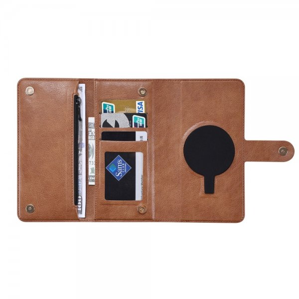 VILI iPhone 15 Pro Max Etui med Aftageligt Cover GV Series MagSafe Brun