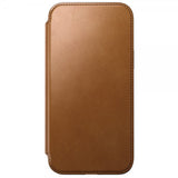 Nomad iPhone 15 Pro Max Cover Modern Leather Folio English Tan