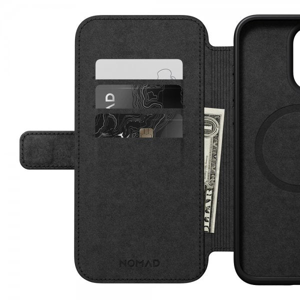 Nomad iPhone 15 Pro Max Cover Modern Leather Folio English Tan