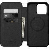 Nomad iPhone 15 Pro Max Cover Modern Leather Folio Horween Sort