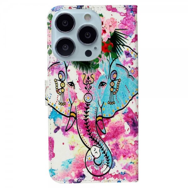 iPhone 15 Pro Max Cover Motiv Elefantmønster