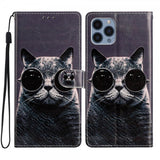 iPhone 15 Pro Max Cover Motiv Kat med Solbriller