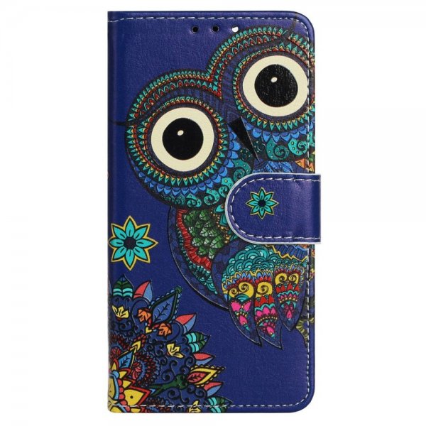 iPhone 15 Pro Max Cover Motiv Ugle Mandala