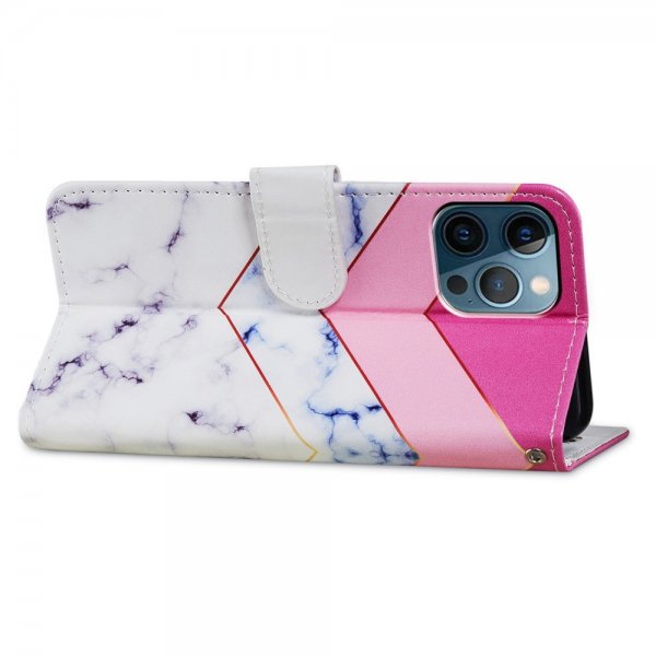 iPhone 15 Pro Max Cover Motiv Hvid Marmor