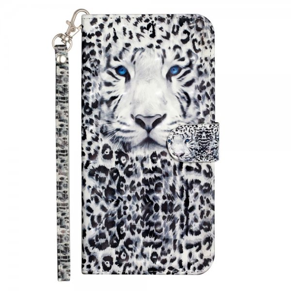 iPhone 15 Pro Max Cover Motiv Hvid Tiger