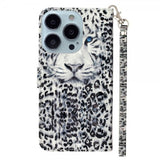 iPhone 15 Pro Max Cover Motiv Hvid Tiger