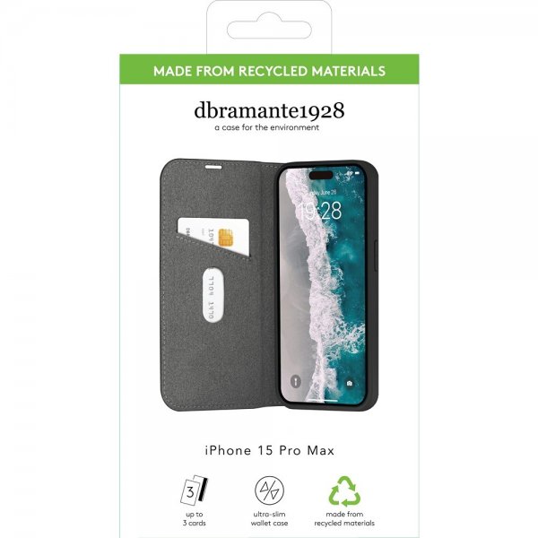 dbramante1928 iPhone 15 Pro Max Cover Oslo Sort