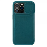 Nillkin iPhone 15 Pro Max Cover Qin Pro Series Grøn