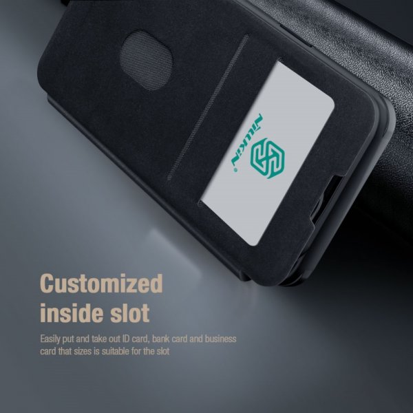 Nillkin iPhone 15 Pro Max Cover Qin Pro Series Grøn