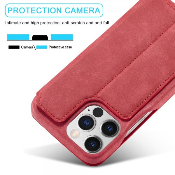 Lc.Imeeke iPhone 15 Pro Max Cover Retro Rød