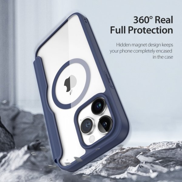 Dux Ducis iPhone 15 Pro Max Cover Skin X Pro Series MagSafe Blå