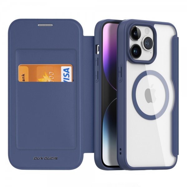 Dux Ducis iPhone 15 Pro Max Cover Skin X Pro Series MagSafe Blå
