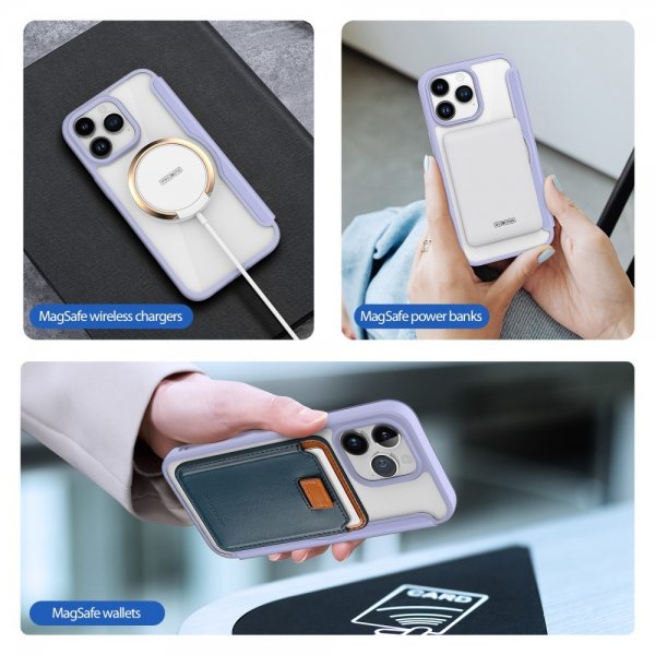 Dux Ducis iPhone 15 Pro Max Cover Skin X Pro Series MagSafe Lilla