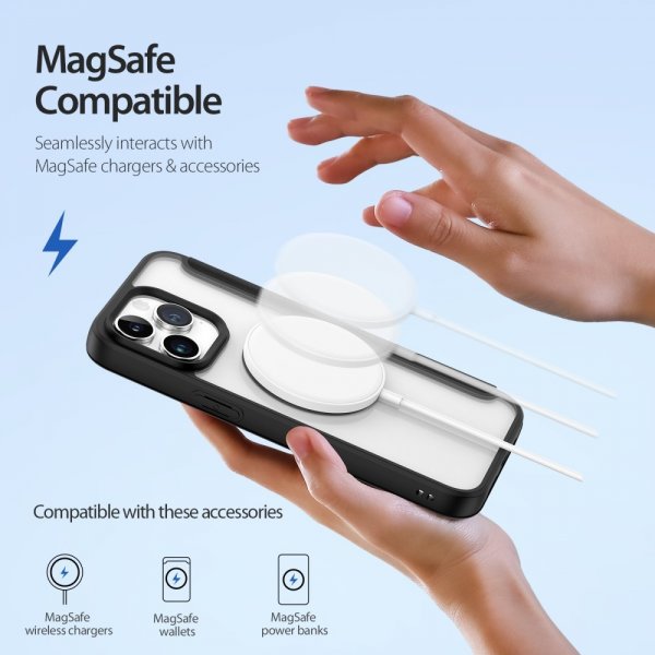 Dux Ducis iPhone 15 Pro Max Cover Skin X Pro Series MagSafe Sort