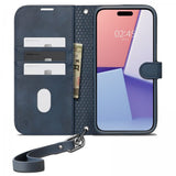 Spigen iPhone 15 Pro Max Cover Wallet S Pro Navy
