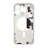 iPhone 15 Pro Max Mellemramme med smådele OEM - Titanium hvid