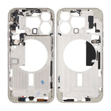 iPhone 15 Pro Max Mellemramme med smådele OEM - Titanium hvid