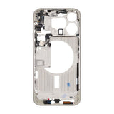 iPhone 15 Pro Max Mellemramme med smådele OEM - Titanium hvid