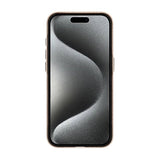 iPhone 15 Pro Max Cover Kulfibermønster MagSafe Guld