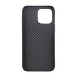 iPhone 15 Pro Max Cover Kulstofmønster Sort