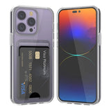 Rvelon iPhone 15 Pro Max Cover Kortholder Gennemsigtig