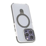 iPhone 15 Pro Max Cover MagSafe Udklappeligt med Støtteben Grå
