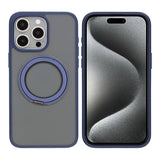 iPhone 15 Pro Max Cover Roterbart MagSafe Stativ Blå