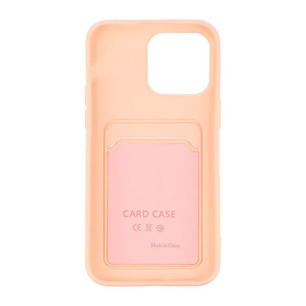 iPhone 15 Pro Max Cover Kortholder Rosa