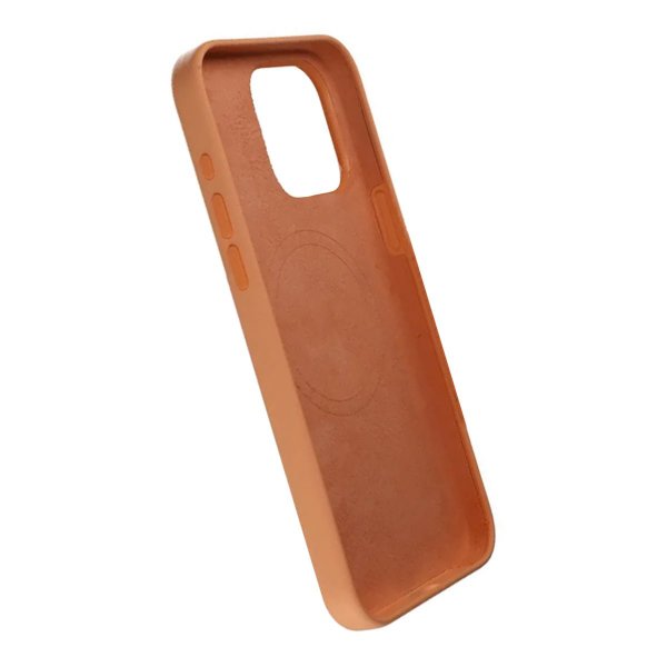Rvelon iPhone 15 Pro Max Cover Silikone MagSafe Gul