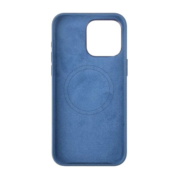 Rvelon iPhone 15 Pro Max Cover Silikone MagSafe Mørkeblå
