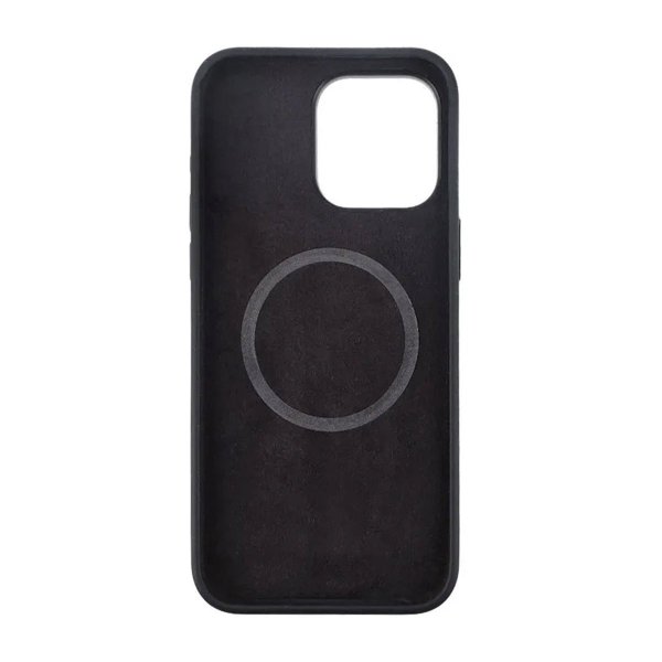 Rvelon iPhone 15 Pro Max Cover Silikone MagSafe Sort