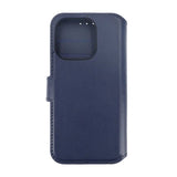 Rvelon iPhone 15 Pro Max Cover Ægte Læder Blå