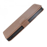 Rvelon iPhone 15 Pro Max Etui Ægte Læder Brun