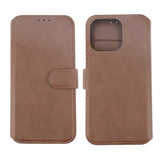 Rvelon iPhone 15 Pro Max Etui Ægte Læder Brun