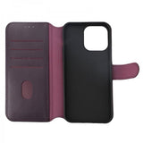 Rvelon iPhone 15 Pro Max Cover Ægte Læder Lilla