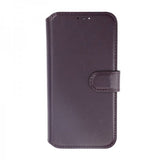 Rvelon iPhone 15 Pro Max Cover Ægte Læder Lilla