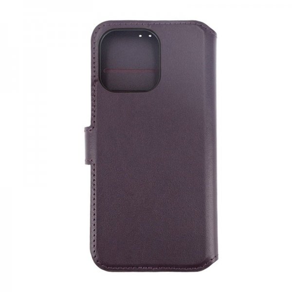 Rvelon iPhone 15 Pro Max Cover Ægte Læder Lilla