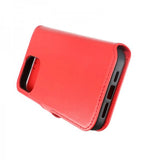 Rvelon iPhone 15 Pro Max Etui Ægte Læder Rød
