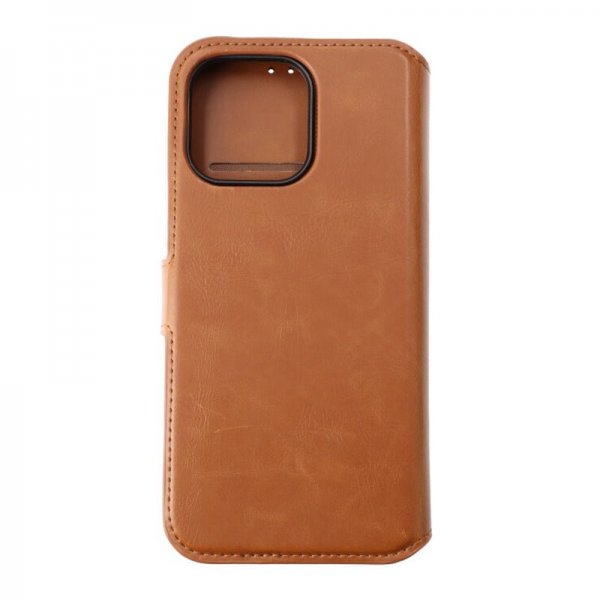 Rvelon iPhone 15 Pro Max Etui Magnetisk Aftageligt Cover Brun