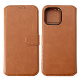 Rvelon iPhone 15 Pro Max Etui Magnetisk Aftageligt Cover Brun