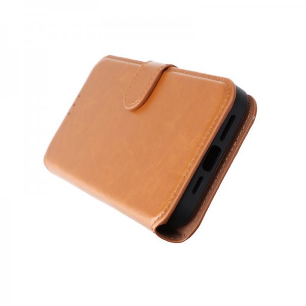Rvelon iPhone 15 Pro Max Etui Magnetisk Aftageligt Cover Brun