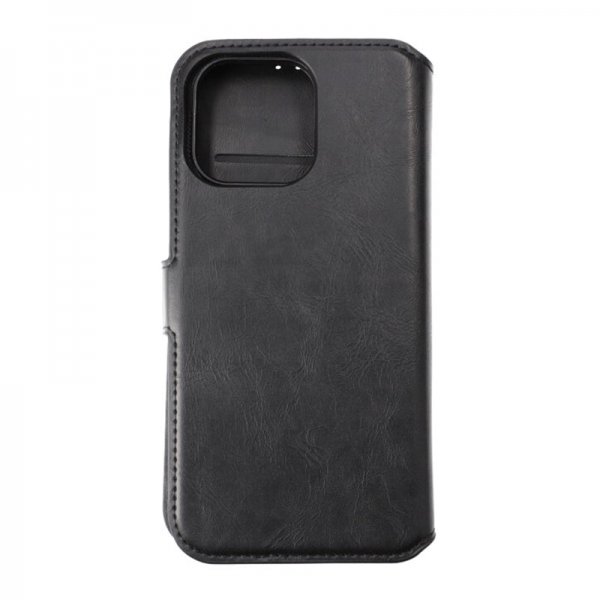 Rvelon iPhone 15 Pro Max Cover Magnetisk Aftageligt Cover Sort