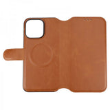 Rvelon iPhone 15 Pro Max Etui 4 Kortlommer MagSafe Brun